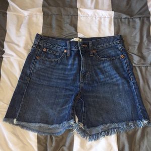 MADEWELL INDIGO jean SHORTS